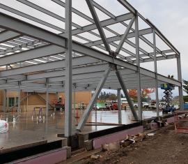 Stephens Middle School Steel Framing